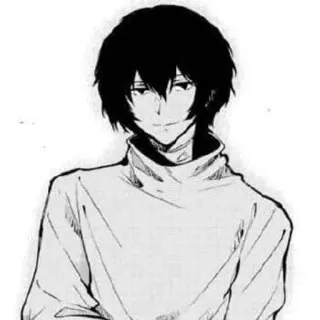 🐁 Osamu Dazai Bungou Stray Dogs Anime, Manga, Osamu Dazai, Bungou Stray Dogs, Dazai telegram sticker