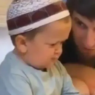 😬 Hasbulla Hasbulla, niño, Mini Khabib, Daguestán, Meme whatsapp sticker
