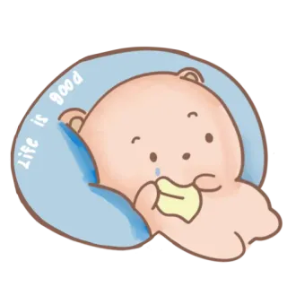 🥲 life is good cute, bear, cartoon, life, good telegram sticker