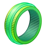 💍 ingranaggio, cerchio, verde, oggetto, macchinario telegram sticker