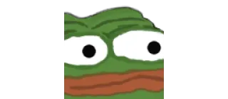 😨 Pepe the Frog rana, meme, Pepe, internet telegram sticker