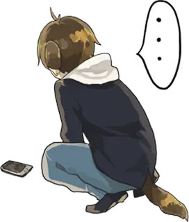 Canine boy ENG :: @line_stickers telegram stickers