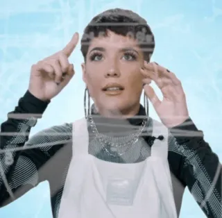 ✨ Halsey piosenkarz, autor tekstów, muzyk, kobieta, pop telegram sticker