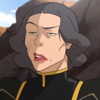 😑 Suyin Beifong The Legend of Korra Suyin Beifong, La Légende de Korra, Avatar, Maître de la Terre, Maître du Métal telegram sticker