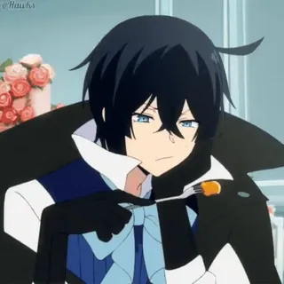 😕 Anime, Comendo, Garfo, Bolo, Rosas whatsapp sticker
