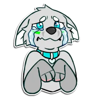 😢 furry telegram sticker