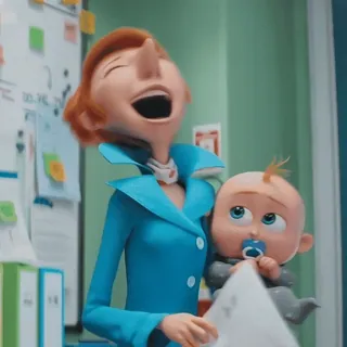 ✨️ Boss Baby Boss Baby, Cartoon, Animation, Baby, Büro, Business, Lustig telegram sticker