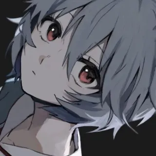 🌊 Rei Ayanami Evangelion อนิเมะ, มังงะ, เรย์ อายานามิ, อีวานเกเลียน, ตัวละคร, ศิลปะ telegram sticker