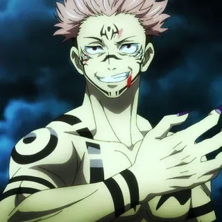 Sukuna  @anime_sticks whatsapp stickers