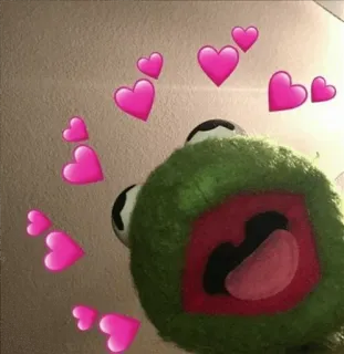 ❤ Kermit the Frog The Muppets whatsapp sticker
