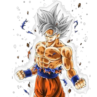👊 Goku Dragon Ball Anime, Manga, Dragon Ball, Goku, Super Saiyan, Vechten, Cartoon telegram sticker