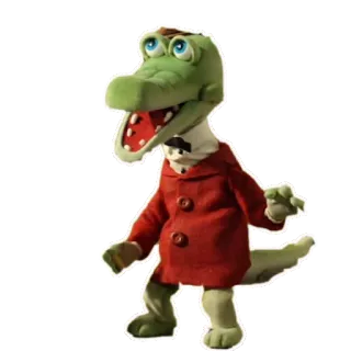 😳 Mr. Crocodile crocodile, puppet, character, animation, cartoon telegram sticker