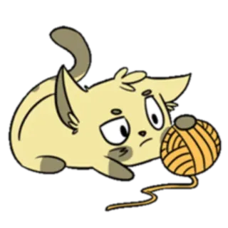 Sami озадаченный кот @StikerDi telegram stickers