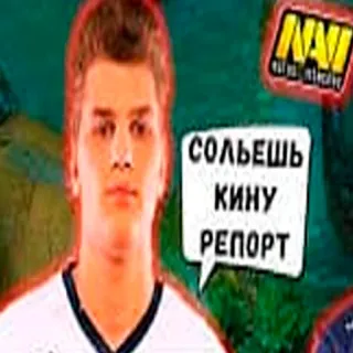 😑 СОЛЬЕШЬ КИНУ РЕПОРТ whatsapp sticker