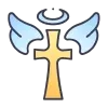 Role playing game @cute_enot_art telegram emojis ✝️