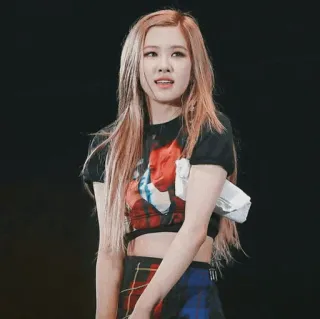 ⚓️ Rose kpop, Rose, Blackpink, певица, знаменитость, айдол, музыка telegram sticker