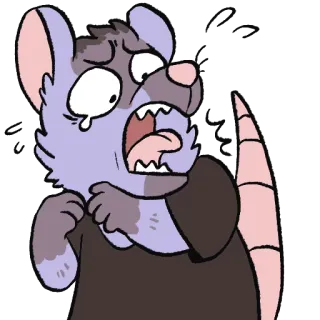 Aylor Possum telegram stickers