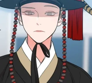 🌟 Coreano, Tradicional, Roupa, Homem, Personagem, Joseon whatsapp sticker