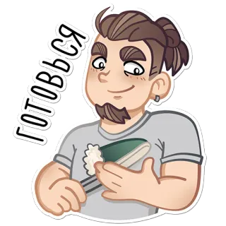 Кеша-тестировщик telegram stickers