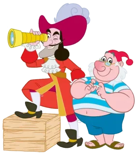👁 Captain Hook Peter Pan กัปตันฮุก, ปีเตอร์แพน, ดิสนีย์, การ์ตูน, ตัวละคร, โจรสลัด, สมี่ telegram sticker