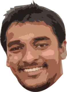 😆 person, smile, portrait, face telegram sticker