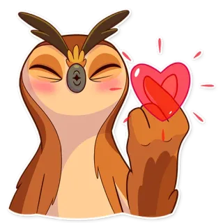 Freelance Owl telegram stickers