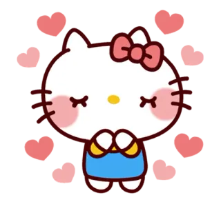 😍 Hello Kitty hello kitty, lindo, dibujos animados, kawaii whatsapp sticker