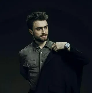🐚 Daniel Radcliffe acteur, portrait, célébrité, Daniel Radcliffe telegram sticker