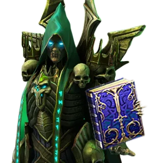 🎁 skeleton, fantasy, wizard, necromancer, magic, skull whatsapp sticker