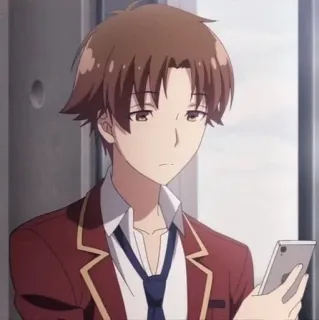 🙁 Ayanokoji Kiyotaka Classroom of the Elite Anime, Classroom of the Elite, Ayanokoji, Kiyotaka, Personaggio, Scuola telegram sticker