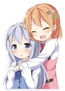 ❤ Anime, Hình dán, Hoạt hình, Dễ thương, Tình bạn, Con gái telegram sticker