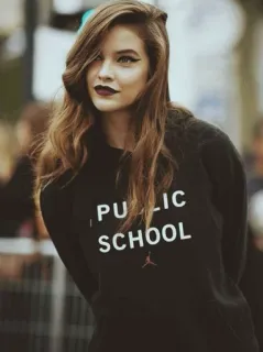 ⛰ PUBLIC SCHOOL fashion, model, clothing, sweatshirt, public school whatsapp sticker