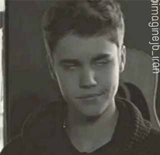 😒 Justin Bieber @imaginejb_iran justin bieber, cantor, pop star, celebridade, instagram, imaginejb_iran telegram sticker