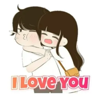 ❤ I Love You love, couple, relationship, affection, romance telegram sticker