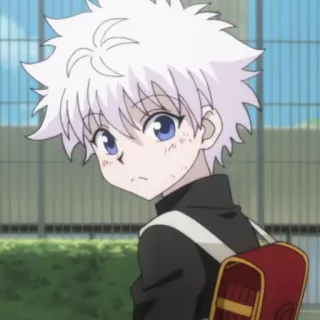 🍶 Killua Zoldyck Hunter x Hunter Anime, Killua, Hunter x Hunter, Desenho animado, Mangá, Menino telegram sticker
