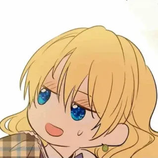 🌸 Dibujo animado, Anime, Lindo, Chica, Manga, Ilustración whatsapp sticker