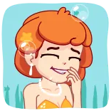 Mermaid :: @AuthorStickers whatsapp stickers