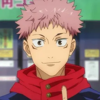 🦨 Yuji Itadori Jujutsu Kaisen Anime, Personaggio, Manga, Shonen, Stregoneria telegram sticker