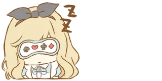 😴 Anime, Carta, Fofo whatsapp sticker
