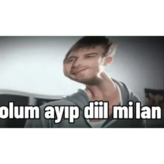 😉 olum ayıp diiI mi Ian telegram sticker