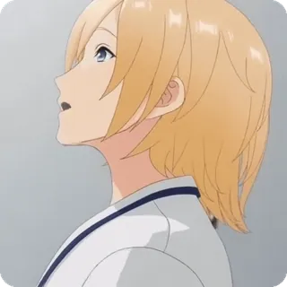 🧽 anime, blond, jongen, mannelijk, personage telegram sticker