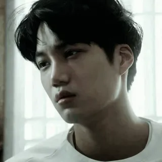 🌑 남자, 인물사진, 사람, 엑소, 카이, K팝 telegram sticker