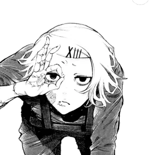 👀 Juuzou Suzuya Tokyo Ghoul anime, manga, tokyo ghoul, juuzou suzuya whatsapp sticker