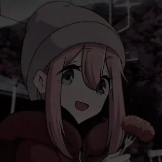 🐝 Anime Mädchen, Winter, Essen, Kawaii, Cartoon, Figur, Zeichnung telegram sticker