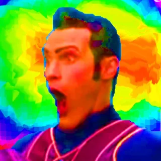 🌴 Robbie Rotten LazyTown Robbie Rotten, LazyTown, Meme, Śmieszne, Kreskówka, Złoczyńca, Zszokowany telegram sticker