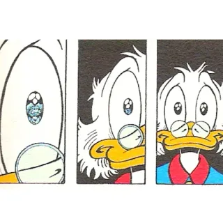 🙁 Scrooge McDuck Cartone animato, Anatra, Disney, Paperon de' Paperoni, Fumetto, Personaggio whatsapp sticker