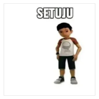 🫥 Nussa SETUJU whatsapp sticker