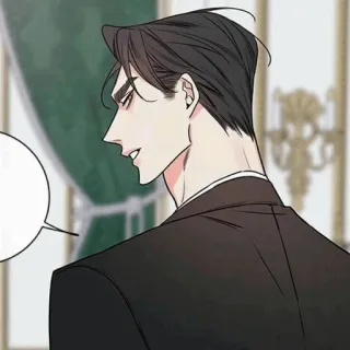 🧬 hombre, traje, anime, dibujos animados, personaje telegram sticker