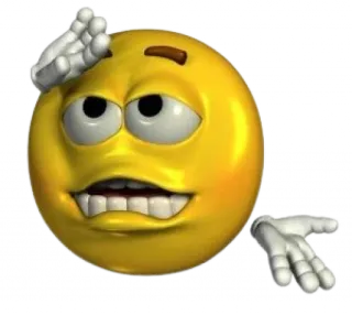 😰 Emoji, Sonriente, Sarcástico, Confundido whatsapp sticker