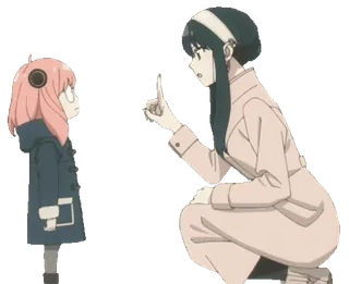 👆 Anya Forger Spy x Family Anime, Gia đình, Dễ thương, Hoạt hình, Điệp viên, Yor Forger, Anya, Spy x Family telegram sticker